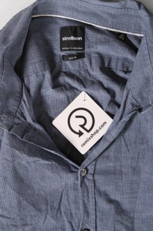 Ανδρικό πουκάμισο Strellson, Μέγεθος L, Χρώμα Μπλέ, Τιμή 18,71 €