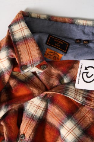 Ανδρικό πουκάμισο Superdry, Μέγεθος XXL, Χρώμα Πολύχρωμο, Τιμή 45,36 €