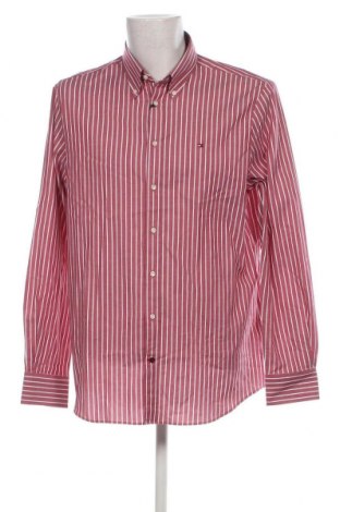 Herrenhemd Tommy Hilfiger, Größe XL, Farbe Rot, Preis 44,33 €