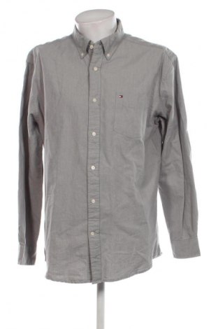 Herrenhemd Tommy Hilfiger, Größe XL, Farbe Grau, Preis 26,60 €