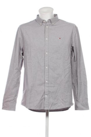 Ανδρικό πουκάμισο Tommy Jeans, Μέγεθος XL, Χρώμα Γκρί, Τιμή 39,69 €