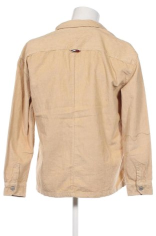 Мъжка риза Tommy Jeans, Размер L, Цвят Бежов, Цена 77,00 лв.