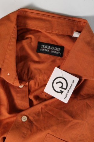 Męska koszula Travel Master, Rozmiar XL, Kolor Pomarańczowy, Cena 47,37 zł