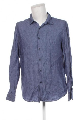 Мъжка риза Uniqlo, Размер L, Цвят Син, Цена 19,94 лв.