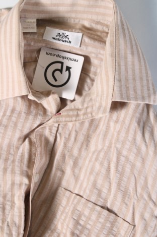 Ανδρικό πουκάμισο Walbusch, Μέγεθος S, Χρώμα  Μπέζ, Τιμή 18,71 €
