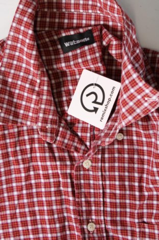 Ανδρικό πουκάμισο Watson's, Μέγεθος L, Χρώμα Κόκκινο, Τιμή 11,57 €