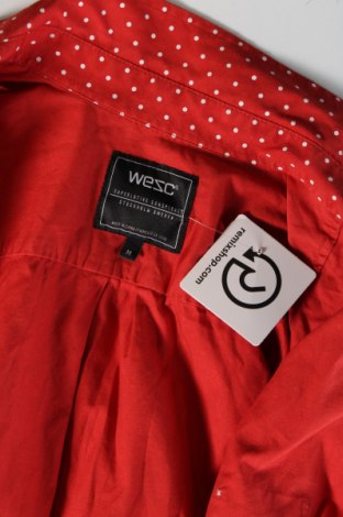 Мъжка риза WeSC, Размер M, Цвят Червен, Цена 20,40 лв.