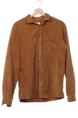 Мъжка риза Zara, Размер S, Цвят Кафяв, Цена 20,40 лв.