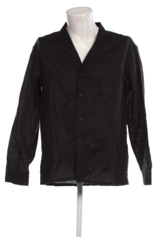 Мъжка риза Zara, Размер L, Цвят Черен, Цена 17,00 лв.