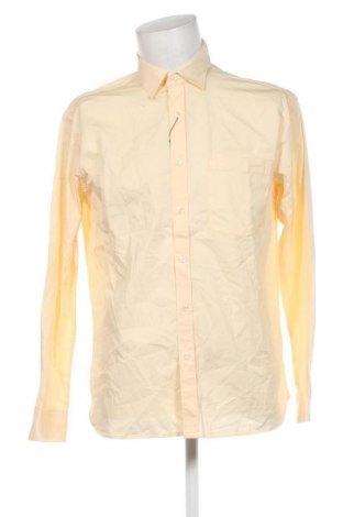Мъжка риза Zara, Размер L, Цвят Жълт, Цена 18,70 лв.