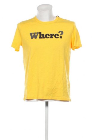 Ανδρικό t-shirt, Μέγεθος M, Χρώμα Κίτρινο, Τιμή 6,49 €