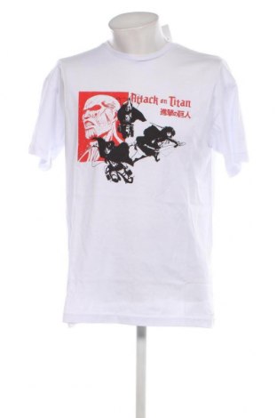 Męski T-shirt, Rozmiar L, Kolor Biały, Cena 39,18 zł