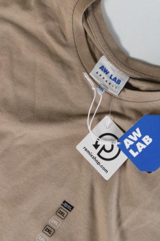 Herren T-Shirt AW LAB, Größe XXL, Farbe Beige, Preis € 10,82