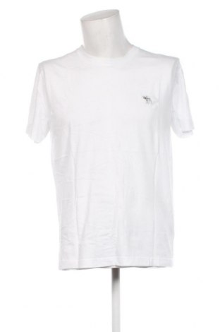 Męski T-shirt Abercrombie & Fitch, Rozmiar L, Kolor Biały, Cena 149,27 zł
