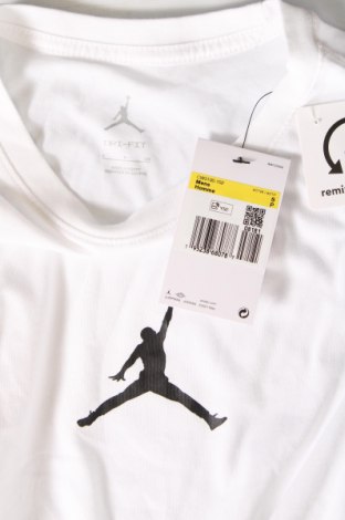 Herren T-Shirt Air Jordan Nike, Größe S, Farbe Weiß, Preis 35,25 €