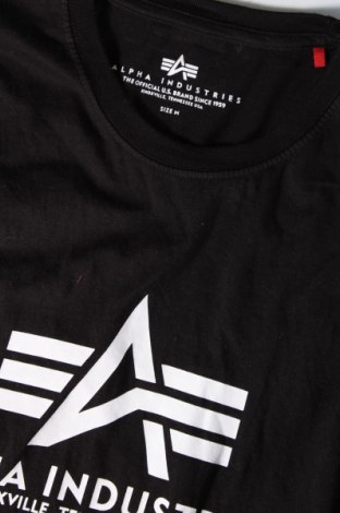 Ανδρικό t-shirt Alpha Industries, Μέγεθος M, Χρώμα Μαύρο, Τιμή 28,87 €