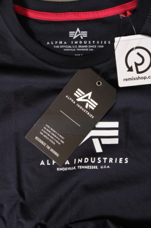 Ανδρικό t-shirt Alpha Industries, Μέγεθος S, Χρώμα Μπλέ, Τιμή 27,43 €