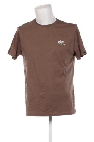 Herren T-Shirt Alpha Industries, Größe L, Farbe Braun, Preis 15,88 €