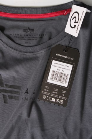 Pánské tričko  Alpha Industries, Velikost XL, Barva Šedá, Cena  771,00 Kč
