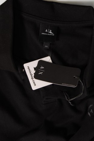 Мъжка тениска Armani Exchange, Размер XXL, Цвят Черен, Цена 72,00 лв.
