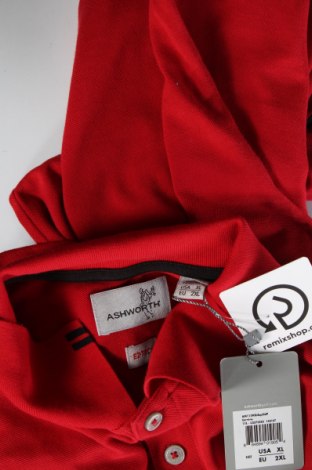 Ανδρικό t-shirt Ashworth, Μέγεθος XXL, Χρώμα Κόκκινο, Τιμή 34,64 €