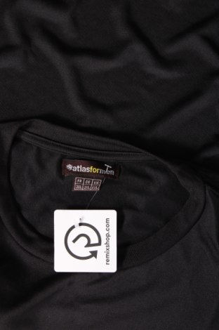 Pánske tričko  Atlas For Men, Veľkosť 3XL, Farba Čierna, Cena  5,53 €