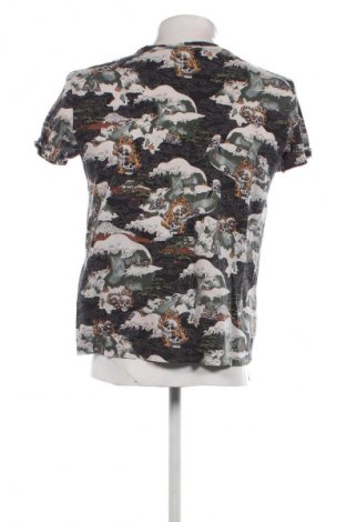 Ανδρικό t-shirt Bershka, Μέγεθος M, Χρώμα Πολύχρωμο, Τιμή 7,67 €