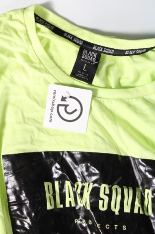 Ανδρικό t-shirt Black Squad, Μέγεθος L, Χρώμα Κίτρινο, Τιμή 8,04 €