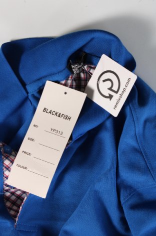 Pánske tričko  Black&fish, Veľkosť XL, Farba Modrá, Cena  14,24 €