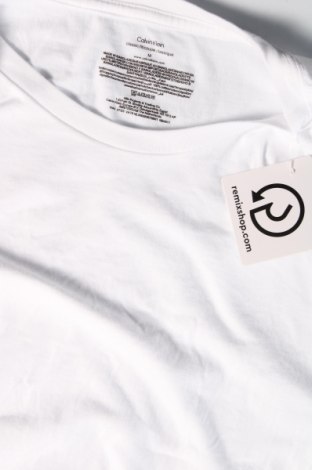 Herren T-Shirt Calvin Klein, Größe M, Farbe Weiß, Preis 37,71 €