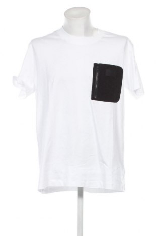 Męski T-shirt Calvin Klein Jeans, Rozmiar XXL, Kolor Biały, Cena 205,24 zł