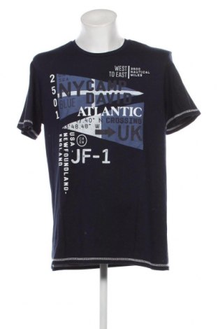 Męski T-shirt Camp David, Rozmiar XL, Kolor Niebieski, Cena 149,27 zł