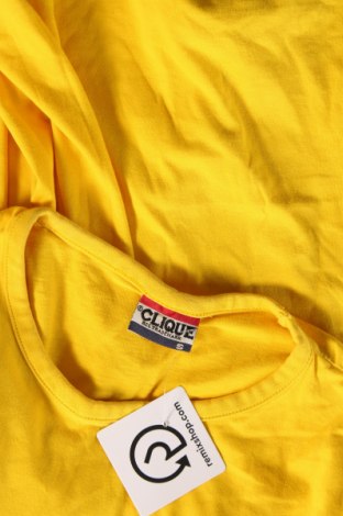 Herren T-Shirt Clique, Größe S, Farbe Gelb, Preis € 3,38