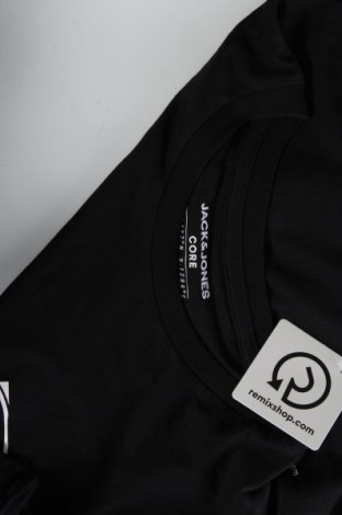 Ανδρικό t-shirt Core By Jack & Jones, Μέγεθος L, Χρώμα Μαύρο, Τιμή 11,19 €