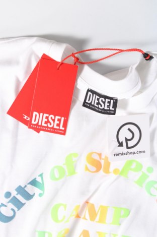 Męski T-shirt Diesel, Rozmiar XL, Kolor Biały, Cena 111,99 zł