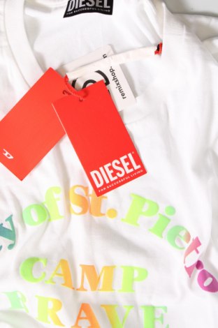 Ανδρικό t-shirt Diesel, Μέγεθος M, Χρώμα Λευκό, Τιμή 102,34 €