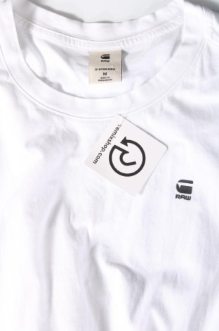 Herren T-Shirt G-Star Raw, Größe M, Farbe Weiß, Preis 29,90 €