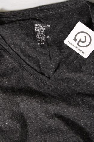 Herren T-Shirt H&M, Größe XXL, Farbe Grau, Preis 8,60 €