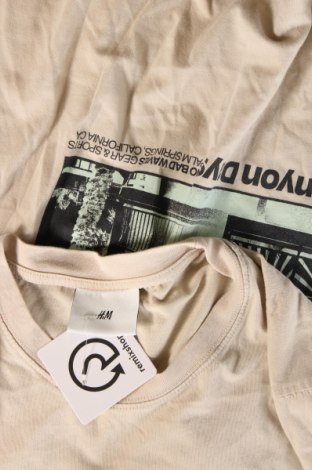 Pánske tričko  H&M, Veľkosť S, Farba Béžová, Cena  3,99 €