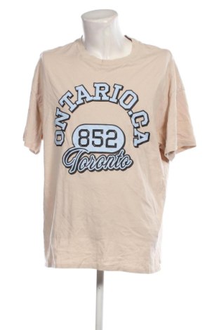 Мъжка тениска H&M Divided, Размер XL, Цвят Екрю, Цена 13,00 лв.