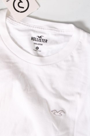 Ανδρικό t-shirt Hollister, Μέγεθος M, Χρώμα Λευκό, Τιμή 9,59 €