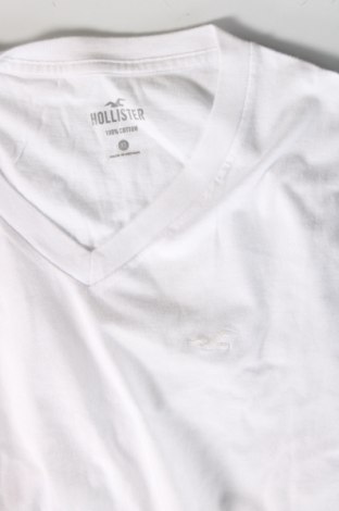 Ανδρικό t-shirt Hollister, Μέγεθος XS, Χρώμα Λευκό, Τιμή 15,98 €