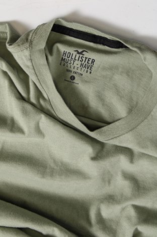 Męski T-shirt Hollister, Rozmiar L, Kolor Zielony, Cena 82,63 zł