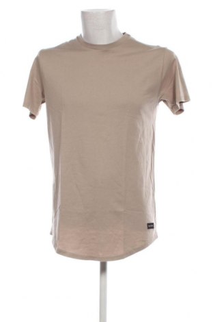 Męski T-shirt Hollister, Rozmiar M, Kolor Beżowy, Cena 82,63 zł