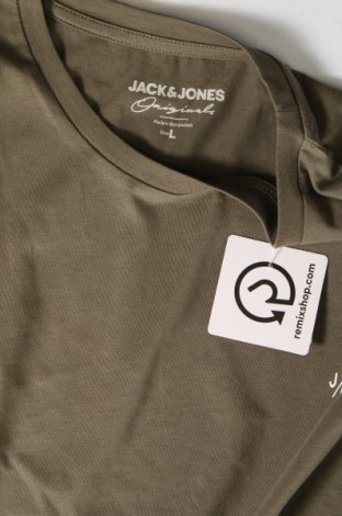 Ανδρικό t-shirt Jack & Jones, Μέγεθος L, Χρώμα Πράσινο, Τιμή 15,16 €