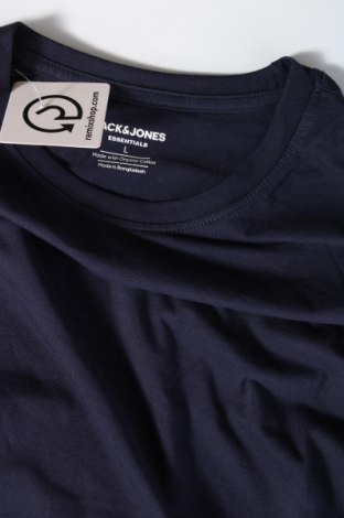Ανδρικό t-shirt Jack & Jones, Μέγεθος L, Χρώμα Μπλέ, Τιμή 15,16 €