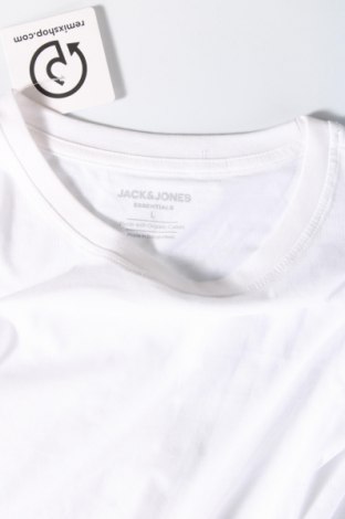 Ανδρικό t-shirt Jack & Jones, Μέγεθος L, Χρώμα Λευκό, Τιμή 10,83 €