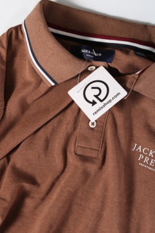 Ανδρικό t-shirt Jack & Jones PREMIUM, Μέγεθος M, Χρώμα Καφέ, Τιμή 8,79 €
