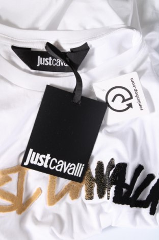 Męski T-shirt Just Cavalli, Rozmiar M, Kolor Biały, Cena 303,86 zł