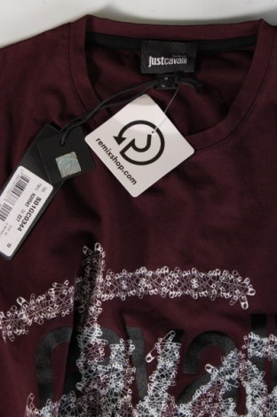 Мъжка тениска Just Cavalli, Размер S, Цвят Кафяв, Цена 150,96 лв.